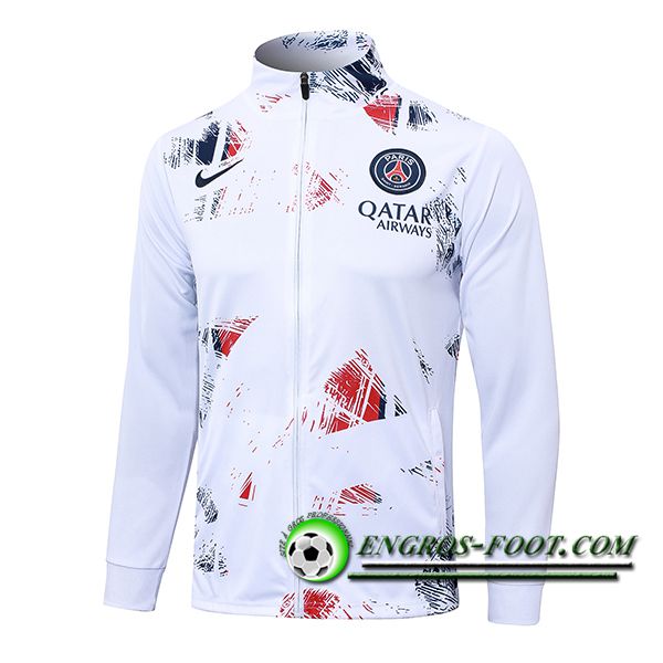 Veste Foot PSG Blanc 2024/2025