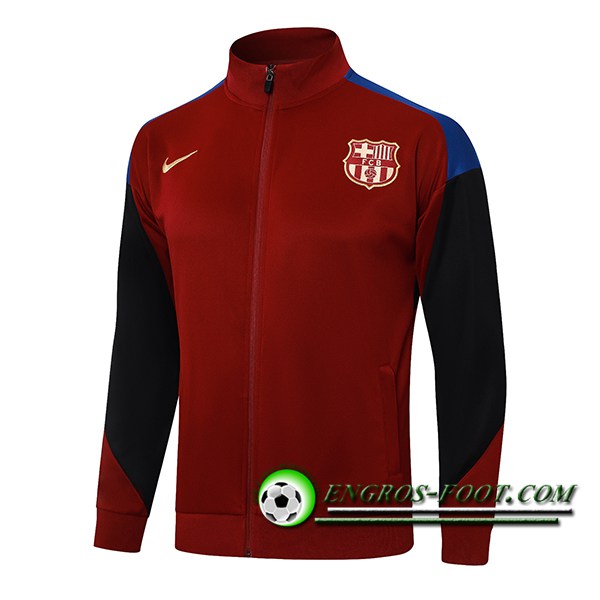 Veste Foot FC Barcelone Rouge/Noir/Bleu 2024/2025