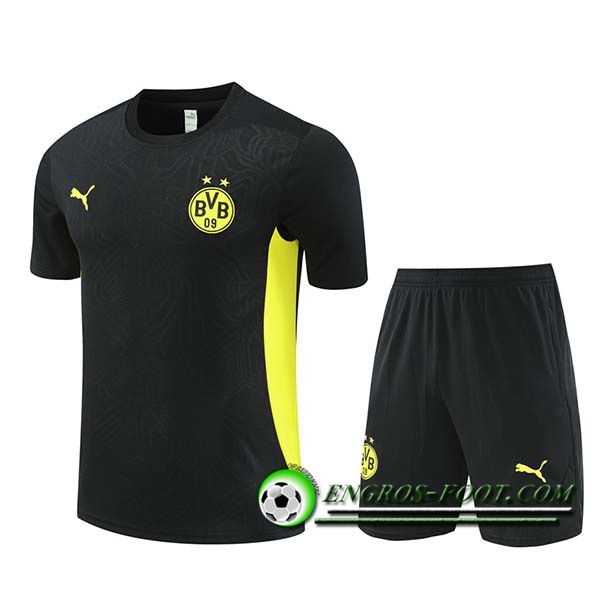 Kit Maglia Allenamento Dortmund Nero/Giallo 2024/2025