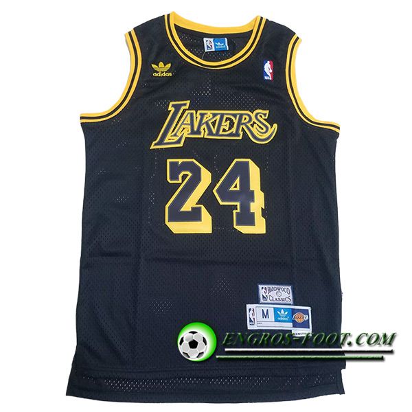 Maglia Los Angeles Lakers (BRYANT #24) 2024/25 Nero/Giallo