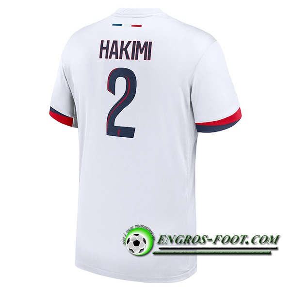 Maglie Calcio PSG (HAKIMI #2) 2024/2025 Seconda