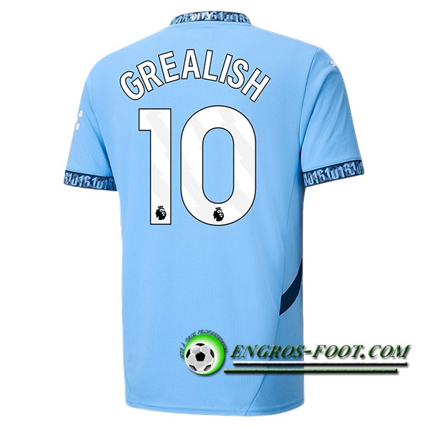 Maglie Calcio Manchester City (GREALISH #10) 2024/2025 Prima