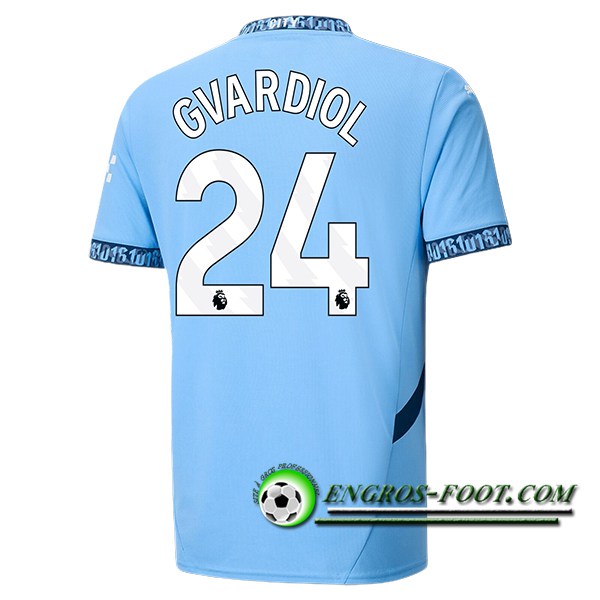 Maglie Calcio Manchester City (GVARDIOL #24) 2024/2025 Prima