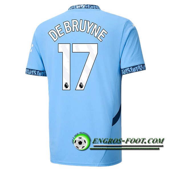 Maglie Calcio Manchester City (DE BRUYNE #17) 2024/2025 Prima