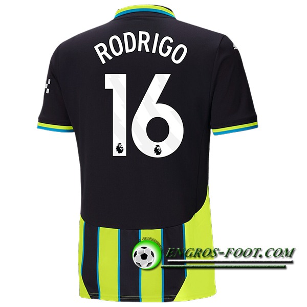 Maglie Calcio Manchester City (RODRIGO #16) 2024/2025 Seconda