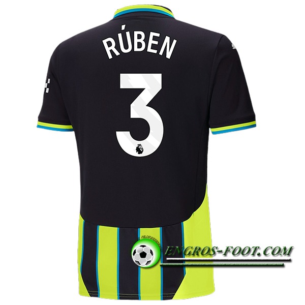 Maglie Calcio Manchester City (RÚBEN #3) 2024/2025 Seconda