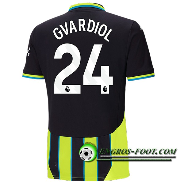 Maglie Calcio Manchester City (GVARDIOL #24) 2024/2025 Seconda