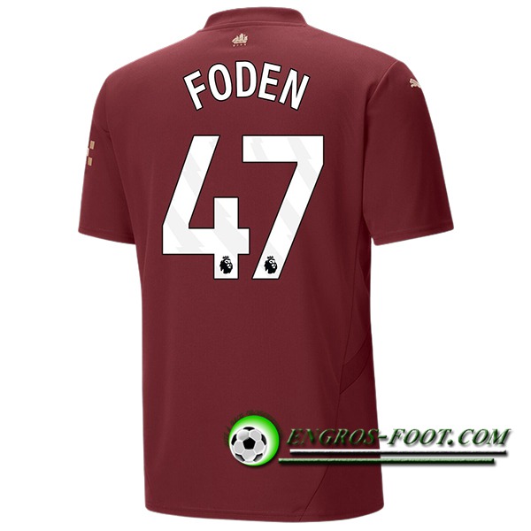 Maglie Calcio Manchester City (FODEN #47) 2024/2025 Terza