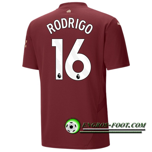 Maglie Calcio Manchester City (RODRIGO #16) 2024/2025 Terza