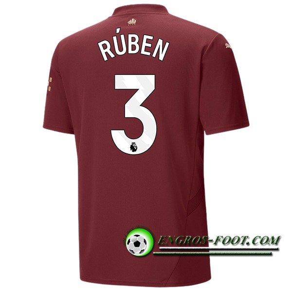 Maglie Calcio Manchester City (RÚBEN #3) 2024/2025 Terza