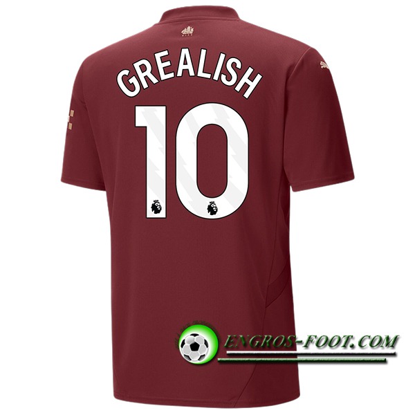 Maglie Calcio Manchester City (GREALISH #10) 2024/2025 Terza