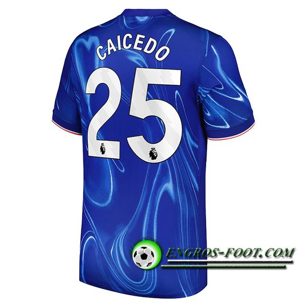 Maglie Calcio Chelsea (CAICEDO #25) 2024/2025 Prima