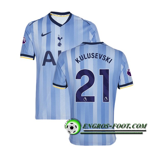 Maglie Calcio Tottenham Hotspur (KULUSEVSKI #21) 2024/2025 Seconda