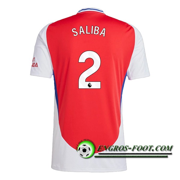 Maglie Calcio Arsenal (SALIBA #2) 2024/2025 Prima