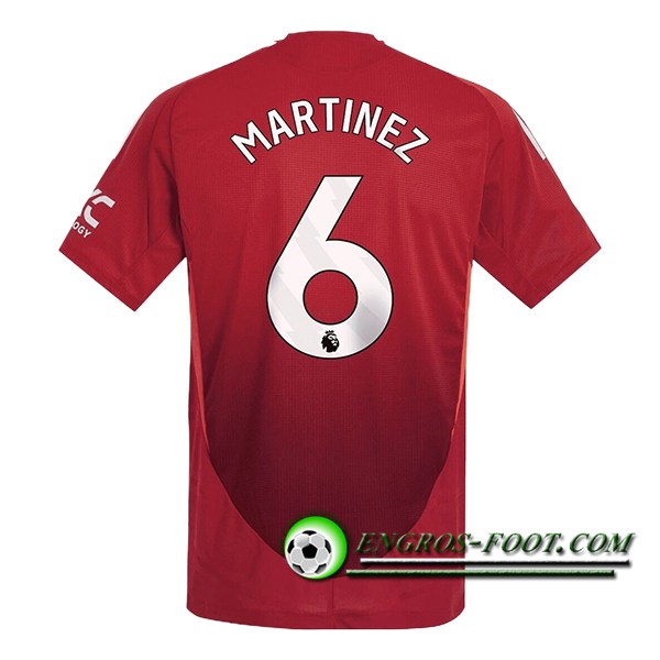 Maglie Calcio Manchester United (MARTINEZ #6) 2024/2025 Prima