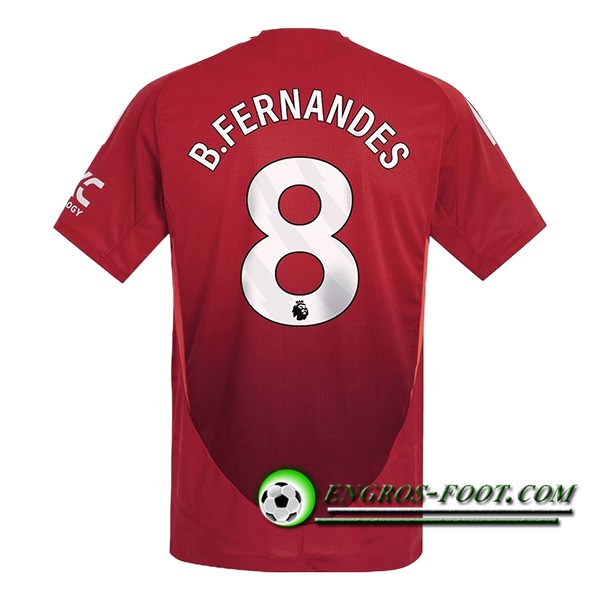 Maglie Calcio Manchester United (B.FERNANDES #8) 2024/2025 Prima