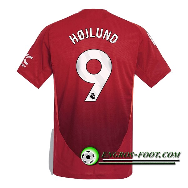 Maglie Calcio Manchester United (HOJLUND #9) 2024/2025 Prima