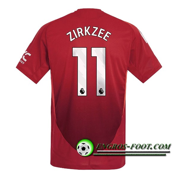 Maglie Calcio Manchester United (ZIRKZEE #11) 2024/2025 Prima