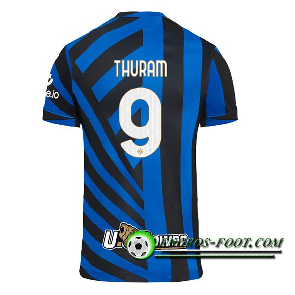 Maglie Calcio Inter Milan (THURAM #9) 2024/2025 Prima