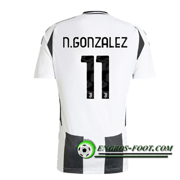 Maglie Calcio Juventus (N.GONZÁLEZ #11) 2024/2025 Prima