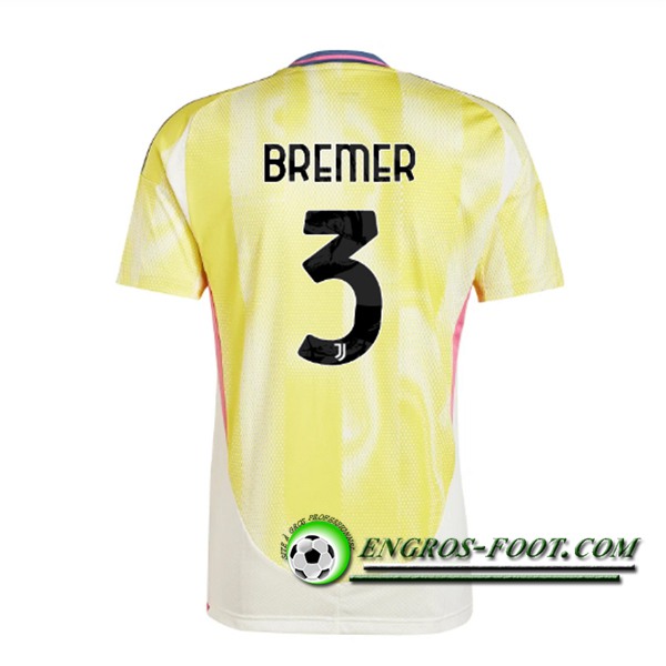 Maglie Calcio Juventus (BREMER #3) 2024/2025 Seconda