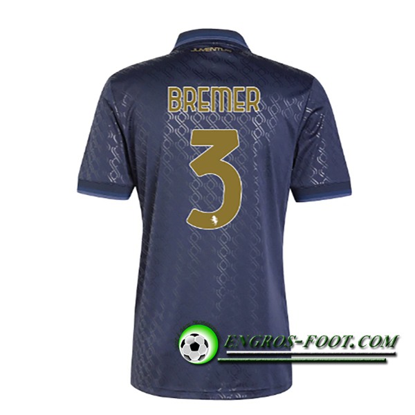 Maglie Calcio Juventus (BREMER #3) 2024/2025 Terza