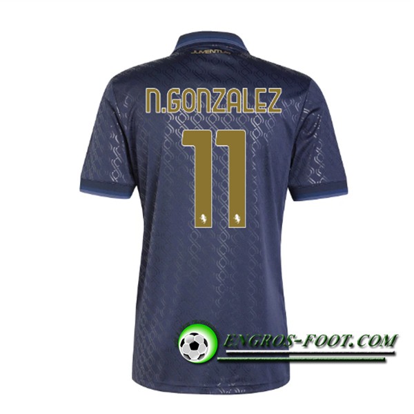 Maglie Calcio Juventus (N.GONZÁLEZ #11) 2024/2025 Terza