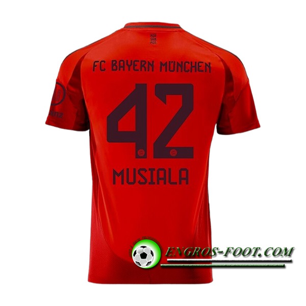 Maglie Calcio Bayern Monaco (MUSIALA #42) 2024/2025 Prima