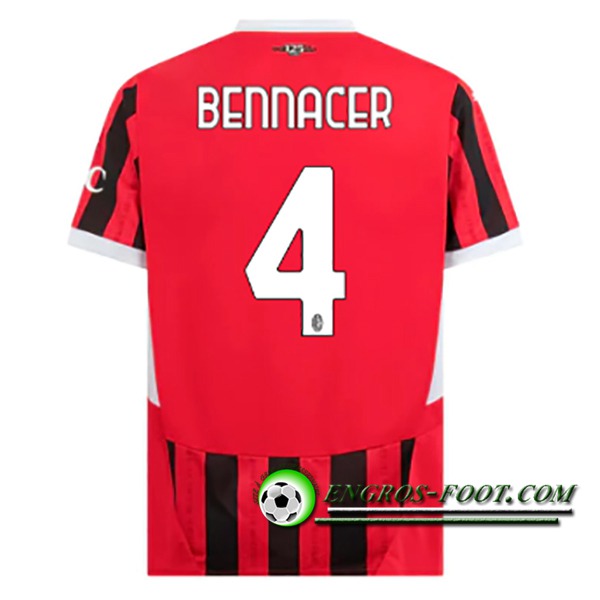 Maglie Calcio AC Milan (BENNACER #4) 2024/2025 Prima