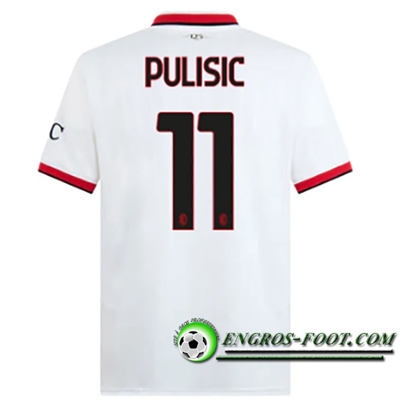 Maglie Calcio AC Milan (PULISIC #11) 2024/2025 Seconda