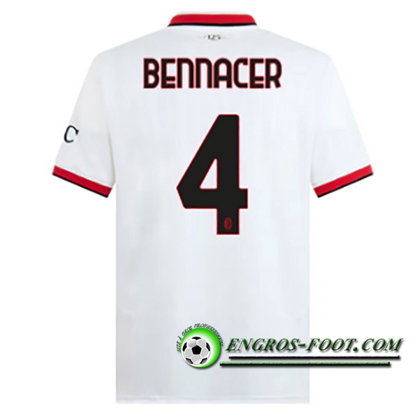 Maglie Calcio AC Milan (BENNACER #4) 2024/2025 Seconda