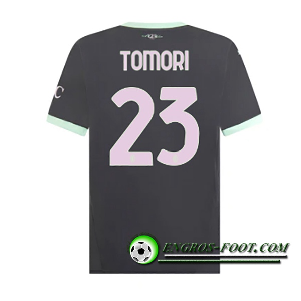 Maglie Calcio AC Milan (TOMORI #23) 2024/2025 Terza