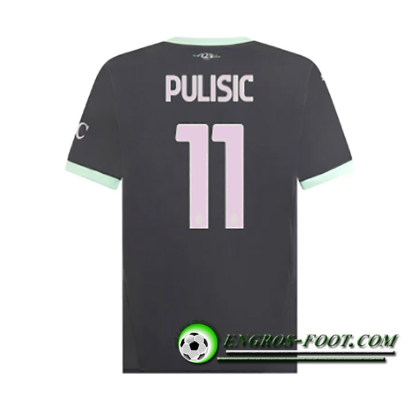 Maglie Calcio AC Milan (PULISIC #11) 2024/2025 Terza