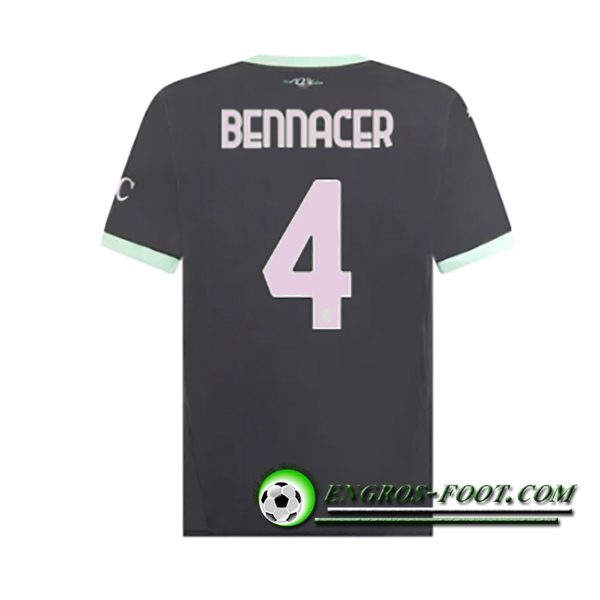 Maglie Calcio AC Milan (BENNACER #4) 2024/2025 Terza