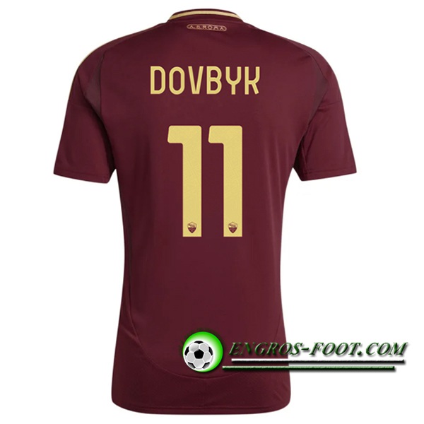 Maglie Calcio AS Roma (DOVBYK #11) 2024/2025 Prima