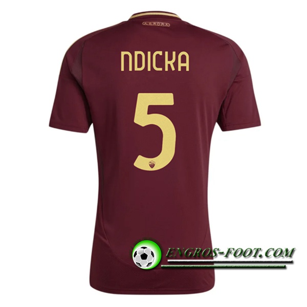 Maglie Calcio AS Roma (NDICKA #5) 2024/2025 Prima