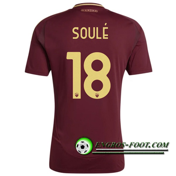 Maglie Calcio AS Roma (SOULÉ #18) 2024/2025 Prima