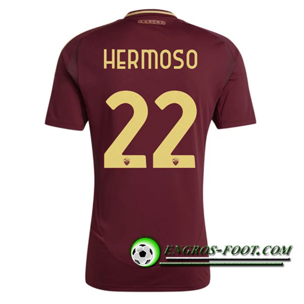 Maglie Calcio AS Roma (HERMOSO #22) 2024/2025 Prima