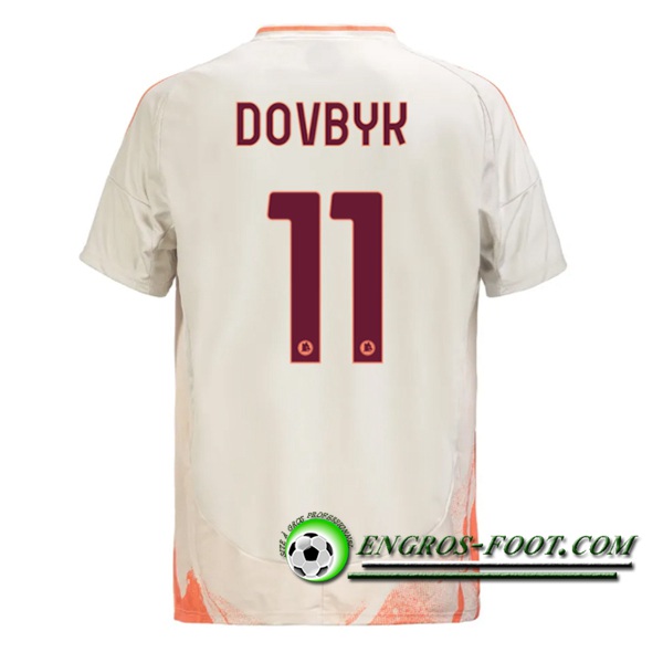 Maglie Calcio AS Roma (DOVBYK #11) 2024/2025 Seconda