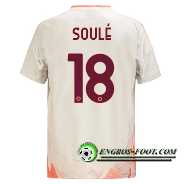 Maglie Calcio AS Roma (SOULÉ #18) 2024/2025 Seconda