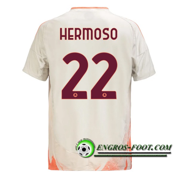 Maglie Calcio AS Roma (HERMOSO #22) 2024/2025 Seconda