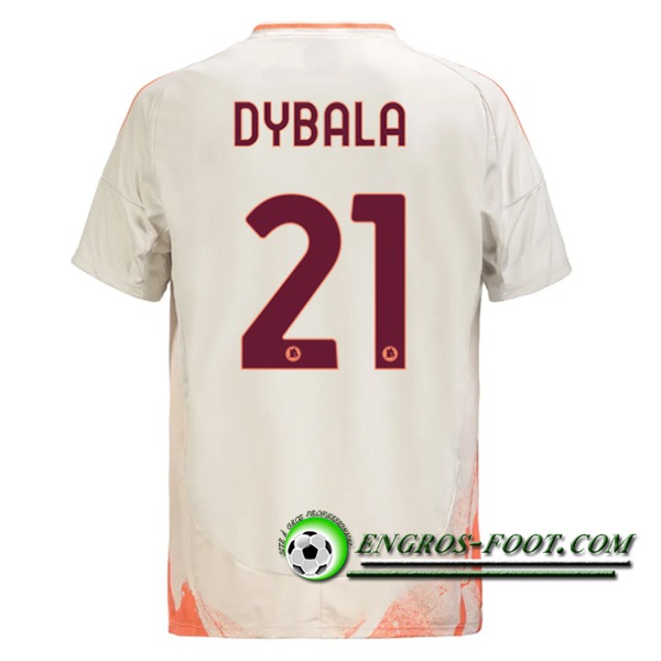 Maglie Calcio AS Roma (DYBALA #21) 2024/2025 Seconda