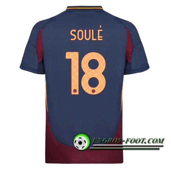 Maglie Calcio AS Roma (SOULÉ #18) 2024/2025 Terza