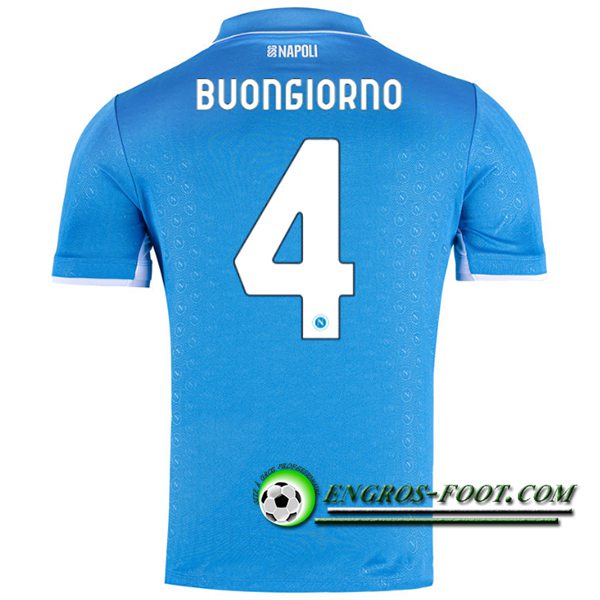 Maglie Calcio SSC Napoli (BUONGIORNO #4) 2024/2025 Prima