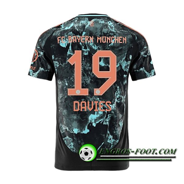 Maglie Calcio Bayern Monaco (DAVIES #19) 2024/2025 Seconda