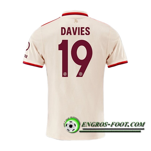 Maglie Calcio Bayern Monaco (DAVIES #19) 2024/2025 Champions League