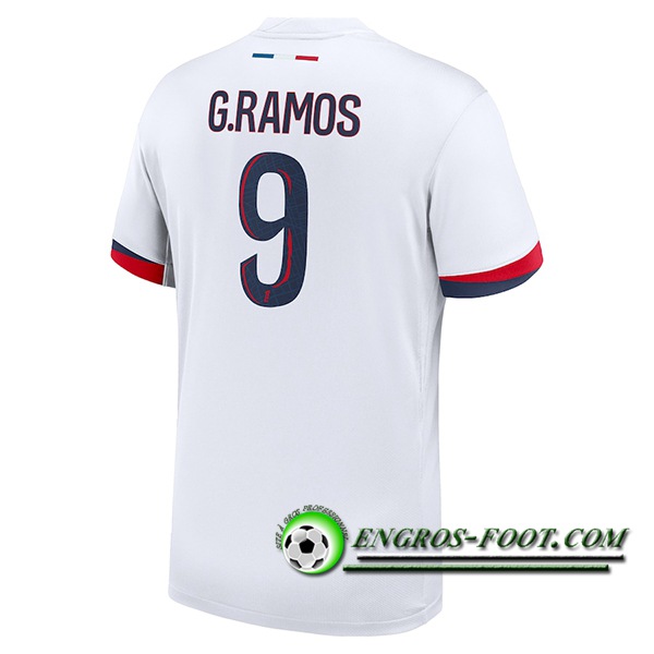 Maglie Calcio PSG (G.RAMOS #9) 2024/2025 Seconda