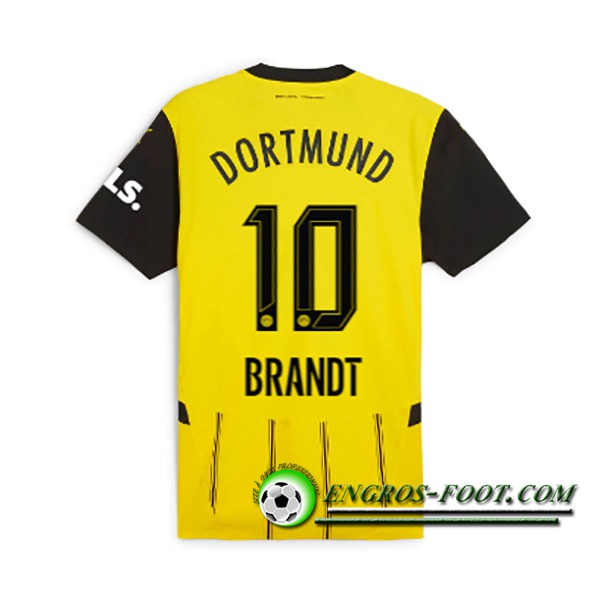 Maglie Calcio Dortmund BVB (BRANDT #10) 2024/2025 Prima