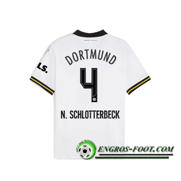 Maglie Calcio Dortmund BVB (N.SCHLOTTERBECK #4) 2024/2025 Terza