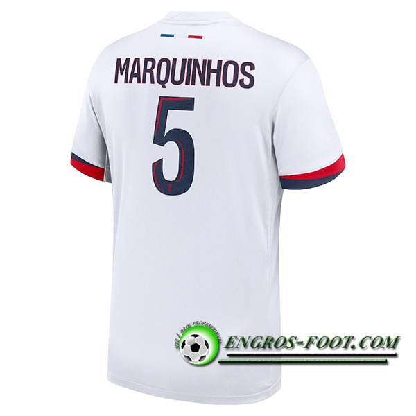 Maglie Calcio PSG (MARQUINHOS #5) 2024/2025 Seconda